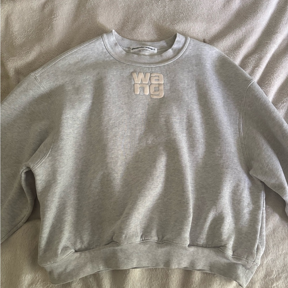 Gray Alexander Wang sweat shirt